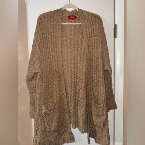 Women's Brown Cardigan Sweater